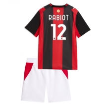AC Milan Adrien Rabiot #12 Replika Hemmatröja Barn 2026-27 Kortärmad (+ byxor)