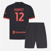 AC Milan Adrien Rabiot #12 Replika Tredjetröja Barn 2026-27 Kortärmad (+ byxor)