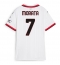 AC Milan Alvaro Morata #7 Replika Bortatröja Dam 2024-25 Kortärmad