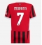AC Milan Alvaro Morata #7 Replika Hemmatröja Dam 2024-25 Kortärmad