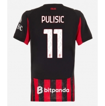 AC Milan Christian Pulisic #11 Replika Hemmatröja Dam 2025-26 Kortärmad