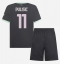 AC Milan Christian Pulisic #11 Replika Tredjetröja Barn 2024-25 Kortärmad (+ byxor)