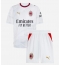 AC Milan Christopher Nkunku #18 Replika Bortatröja Barn 2026-27 Kortärmad (+ byxor)