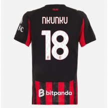 AC Milan Christopher Nkunku #18 Replika Hemmatröja Dam 2025-26 Kortärmad