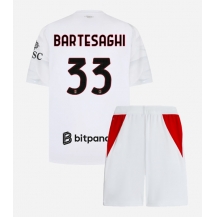 AC Milan Davide Bartesaghi #33 Replika Bortatröja Barn 2026-27 Kortärmad (+ byxor)