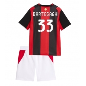 AC Milan Davide Bartesaghi #33 Replika Hemmatröja Barn 2026-27 Kortärmad (+ byxor)