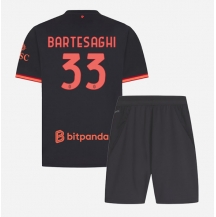 AC Milan Davide Bartesaghi #33 Replika Tredjetröja Barn 2026-27 Kortärmad (+ byxor)