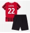 AC Milan Emerson Royal #22 Replika Hemmatröja Barn 2024-25 Kortärmad (+ byxor)