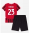 AC Milan Fikayo Tomori #23 Replika Hemmatröja Barn 2024-25 Kortärmad (+ byxor)