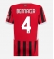 AC Milan Ismael Bennacer #4 Replika Hemmatröja Dam 2024-25 Kortärmad