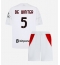 AC Milan Koni De Winter #5 Replika Bortatröja Barn 2026-27 Kortärmad (+ byxor)
