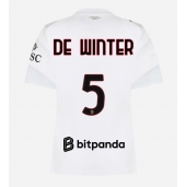 AC Milan Koni De Winter #5 Replika Bortatröja Dam 2026-27 Kortärmad
