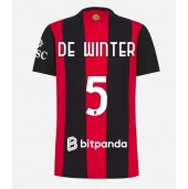 AC Milan Koni De Winter #5 Replika Hemmatröja Dam 2026-27 Kortärmad