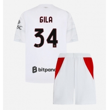 AC Milan Mario Gila #34 Replika Bortatröja Barn 2026-27 Kortärmad (+ byxor)