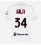 AC Milan Mario Gila #34 Replika Bortatröja Dam 2026-27 Kortärmad