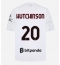 AC Milan Omari Hutchinson #20 Replika Bortatröja 2026-27 Kortärmad