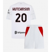 AC Milan Omari Hutchinson #20 Replika Bortatröja Barn 2026-27 Kortärmad (+ byxor)