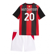 AC Milan Omari Hutchinson #20 Replika Hemmatröja Barn 2026-27 Kortärmad (+ byxor)