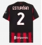 AC Milan Pervis Estupinan #2 Replika Hemmatröja 2025-26 Kortärmad