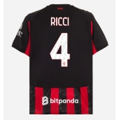 AC Milan Samuele Ricci #4 Replika Hemmatröja 2025-26 Kortärmad