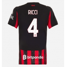 AC Milan Samuele Ricci #4 Replika Hemmatröja Dam 2025-26 Kortärmad