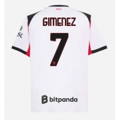AC Milan Santiago Gimenez #7 Replika Bortatröja 2025-26 Kortärmad