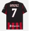 AC Milan Santiago Gimenez #7 Replika Hemmatröja 2025-26 Kortärmad
