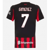 AC Milan Santiago Gimenez #7 Replika Hemmatröja Dam 2025-26 Kortärmad