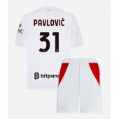 AC Milan Strahinja Pavlovic #31 Replika Bortatröja Barn 2026-27 Kortärmad (+ byxor)