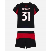AC Milan Strahinja Pavlovic #31 Replika Hemmatröja Barn 2025-26 Kortärmad (+ byxor)