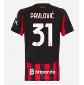 AC Milan Strahinja Pavlovic #31 Replika Hemmatröja Dam 2025-26 Kortärmad
