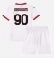 AC Milan Tammy Abraham #90 Replika Bortatröja Barn 2024-25 Kortärmad (+ byxor)