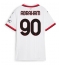 AC Milan Tammy Abraham #90 Replika Bortatröja Dam 2024-25 Kortärmad