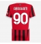 AC Milan Tammy Abraham #90 Replika Hemmatröja Dam 2024-25 Kortärmad