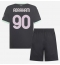 AC Milan Tammy Abraham #90 Replika Tredjetröja Barn 2024-25 Kortärmad (+ byxor)