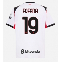 AC Milan Youssouf Fofana #19 Replika Bortatröja 2025-26 Kortärmad