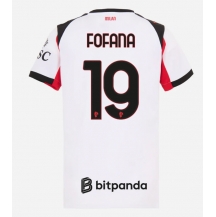 AC Milan Youssouf Fofana #19 Replika Bortatröja Dam 2025-26 Kortärmad