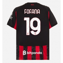 AC Milan Youssouf Fofana #19 Replika Hemmatröja 2025-26 Kortärmad