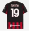 AC Milan Youssouf Fofana #19 Replika Hemmatröja 2025-26 Kortärmad