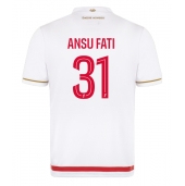 AS Monaco Ansu Fati #31 Replika Hemmatröja 2025-26 Kortärmad