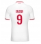 AS Monaco Folarin Balogun #9 Replika Hemmatröja 2024-25 Kortärmad