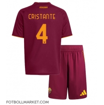 AS Roma Bryan Cristante #4 Replika Hemmatröja Barn 2025-26 Kortärmad (+ byxor)