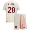 AS Roma Enzo Le Fee #28 Replika Bortatröja Barn 2024-25 Kortärmad (+ byxor)