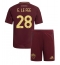 AS Roma Enzo Le Fee #28 Replika Hemmatröja Barn 2024-25 Kortärmad (+ byxor)