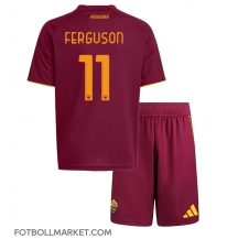 AS Roma Evan Ferguson #11 Replika Hemmatröja Barn 2025-26 Kortärmad (+ byxor)