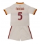 AS Roma Evan Ndicka #5 Replika Bortatröja Barn 2026-27 Kortärmad (+ byxor)