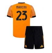 AS Roma Gianluca Mancini #23 Replika Bortatröja Barn 2025-26 Kortärmad (+ byxor)