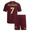 AS Roma Lorenzo Pellegrini #7 Replika Hemmatröja Barn 2024-25 Kortärmad (+ byxor)