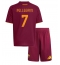 AS Roma Lorenzo Pellegrini #7 Replika Hemmatröja Barn 2025-26 Kortärmad (+ byxor)