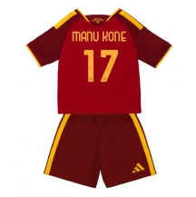 AS Roma Manu Kone #17 Replika Hemmatröja Barn 2026-27 Kortärmad (+ byxor)